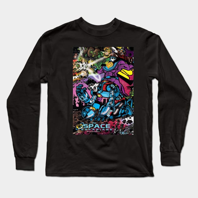 The Return of Cosmic Cat Long Sleeve T-Shirt by DocNebula